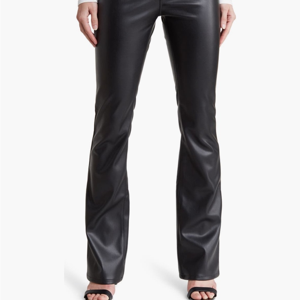 Joe’s Faux Leather High Waist Bootcut Pants